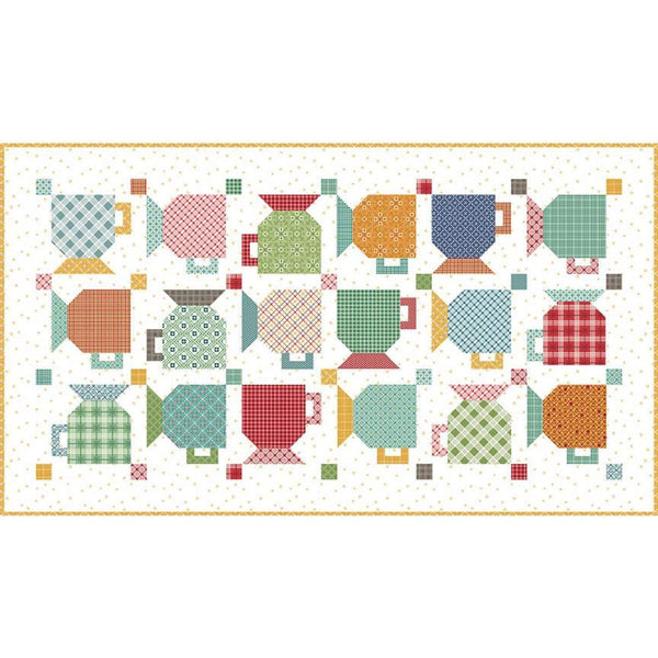 SALE Good Morning Mug Table Runner PATTERN P120 by Lori Holt - Riley Blake Designs - INSTRUCTIONS Only - 5" Stacker Friendly