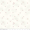 SALE Dainty Daisy on Cloud C700 Barn Red - Riley Blake Designs - Floral Flowers Pin Dots - Quilting Cotton Fabric