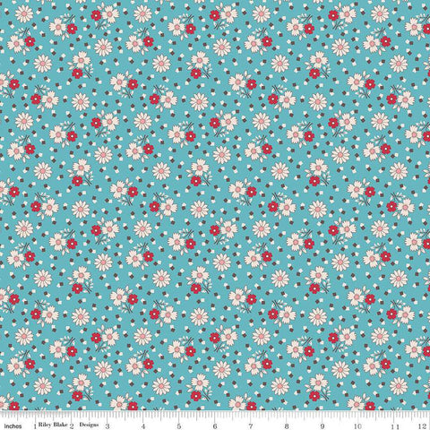 SALE Mercantile Yesterday C14401 Cottage by Riley Blake Designs - Lori Holt - Floral Flowers - Quilting Cotton Fabric