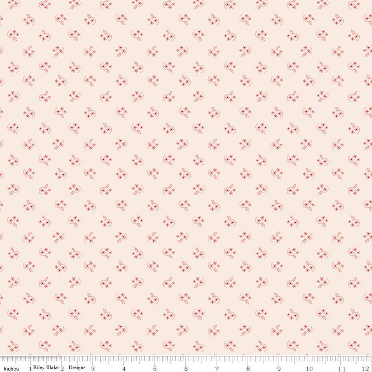 Cute Riley Background SALE Mercantile Reminisce Background C14404 Coral - Riley Blake Design ...