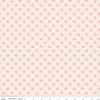 SALE Mercantile Reminisce Background C14404 Coral - Riley Blake Designs - Lori Holt - Floral Flowers Dots - Quilting Cotton Fabric