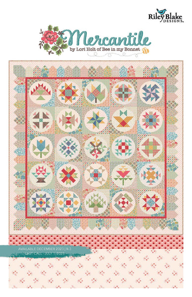 SALE Mercantile Fat Quarter Bundle 46 pieces - Riley Blake Designs - Pre cut Precut - Lori Holt - Quilting Cotton Fabric