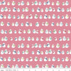 DEAL Cozy Christmas Snowmen C5363 Pink - Riley Blake Designs - Lori Holt - Quilting Cotton Fabric
