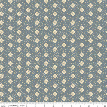 SALE The Old Garden Alexandre C14234 Cornflower - Riley Blake Designs - Floral Flowers - Quilting Cotton Fabric