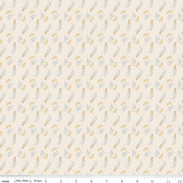SALE The Old Garden Valley C14235 Cream - Riley Blake Designs - Floral Flowers - Quilting Cotton Fabric