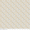 33" End of Bolt - The Old Garden Edith C14236 Cream - Riley Blake Designs - Floral Flowers - Quilting Cotton Fabric