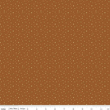 SALE The Old Garden Maria C14238 Sienna - Riley Blake Designs - Polka Dot Dotted Dots - Quilting Cotton Fabric