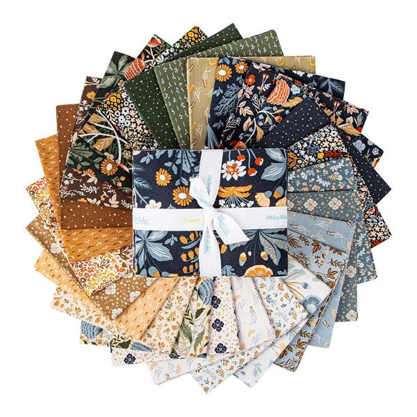The Old Garden Fat Quarter Bundle 27 pieces - Riley Blake Designs - Pre cut Precut - Floral - Quilting Cotton Fabric