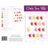 SALE Owls See You Quilt PATTERN P180 - Wendy Sheppard - Riley Blake Designs - INSTRUCTIONS Only - Pieced Fat Quarter Friendly