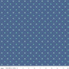 3-Yard Cut - Bee Dots Denim Blue 108" WIDEBACK - WB14183 - Riley Blake Quilting Cotton Fabric