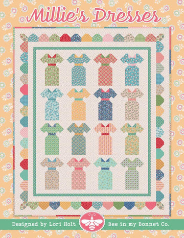 SALE Millie's Dresses PATTERN P051 - Lori Holt - Riley Blake Designs - INSTRUCTIONS Only - It's Sew Emma - Pieced