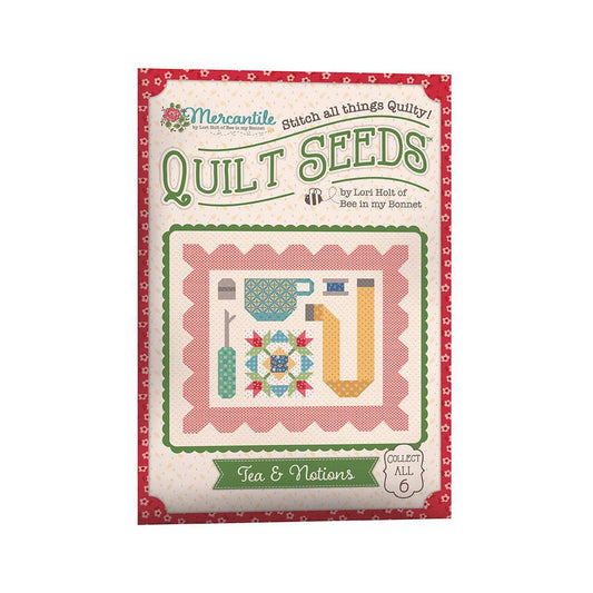 SALE Mercantile Quilt Seeds PATTERN ST-34022 Tea & Notions - Lori Holt - Riley Blake Designs - Instructions Only - Paper Pattern Included