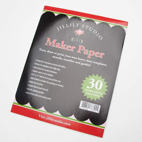SALE Maker Paper P112 by Jillily Studio - Riley Blake Designs - 30 Sheets Heavy Coated Paper - 8 1/2" x 11"