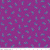 SALE Brilliance Delicate Floral C14222 Fuchsia - Riley Blake Designs - Flowers Pin Dots - Quilting Cotton Fabric