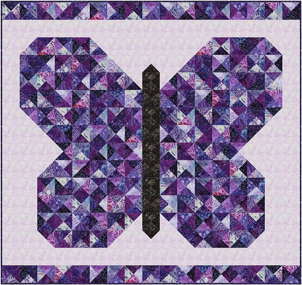 SALE Flutterfly Quilt PATTERN P186 by Slice of Pi Quilts - Riley Blake Designs - INSTRUCTIONS Only - Fat Quarter Friendly