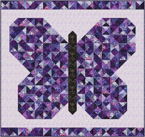 SALE Flutterfly Quilt PATTERN P186 by Slice of Pi Quilts - Riley Blake Designs - INSTRUCTIONS Only - Fat Quarter Friendly
