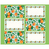 SALE Monthly Placemats 2 June Placemat Panel PD13930 - Riley Blake Designs - DIGITALLY PRINTED Oranges - Quilting Cotton Fabric
