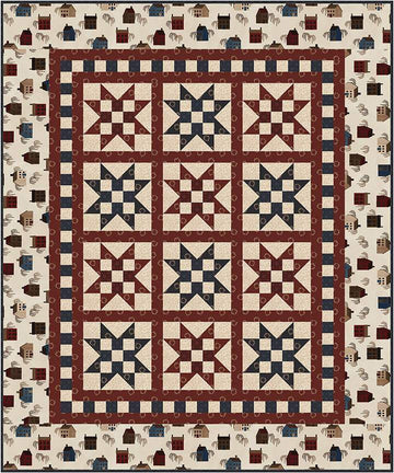 SALE Ode to Betsy Quilt PATTERN P197 - Karen Walker - Riley Blake Designs - INSTRUCTIONS Only - Strong Beginner