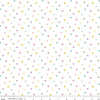 25" End of Bolt - SALE Bunny Trail Dots C14257 White by Riley Blake Designs - Easter Polka Dot Dotted - Quilting Cotton Fabric