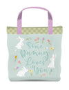 SALE Some Bunny Loves You Home Decor CANVAS LARGE Bag Panel HD14258 - Riley Blake - Digitally Printed - Lightweight Canvas Cotton