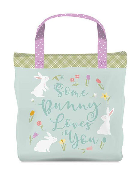 SALE Some Bunny Loves You Home Decor CANVAS LARGE Bag Panel HD14258 by Riley Blake - Digitally Printed - Lightweight Canvas Cotton