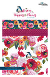 SALE Poppies & Plumes 2.5 Inch Rolie Polie Jelly Roll 40-Piece - Riley Blake Designs - Precut  Bundle - Quilting Cotton Fabric
