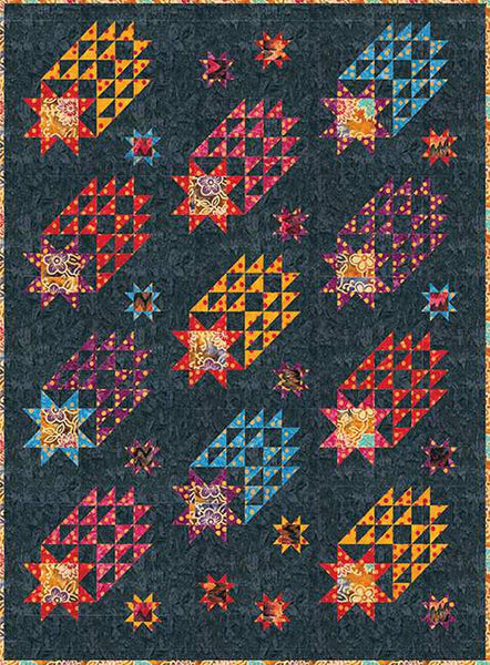 SALE Star Stream Quilt PATTERN P162 by Sally Davies - Riley Blake Designs - Instructions Only - Fat Quarter/Fat Eighth/Scrap Friendly