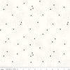 SALE Dainty Daisy on Cloud C700 Licorice - Riley Blake Designs - Floral Flowers Pin Dots - Quilting Cotton Fabric