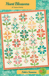 SALE Heart Blossoms Quilt PATTERN P154 - Heather Peterson - Riley Blake Designs - INSTRUCTIONS Only - Piecing - 10" Square Friendly