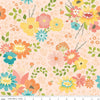 13" End of Bolt - SALE Spring's in Town Main C14210 Blush - Riley Blake Designs - Floral Flowers - Quilting Cotton Fabric