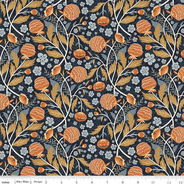 SALE The Old Garden William C14231 Florentine - Riley Blake Designs - Floral Flowers - Quilting Cotton Fabric