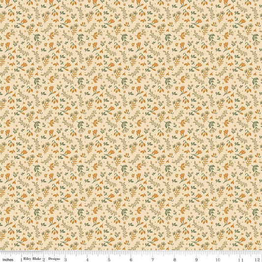 The Old Garden Edith Vanilla - Riley Blake Designs - Quilting Cotton Fabric