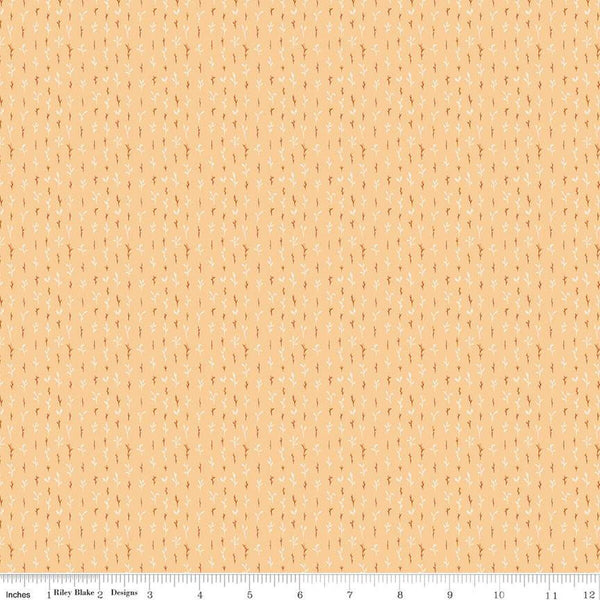 SALE The Old Garden Gloria C14237 Sunshine by Riley Blake Designs - Leaf Leaves - Quilting Cotton Fabric