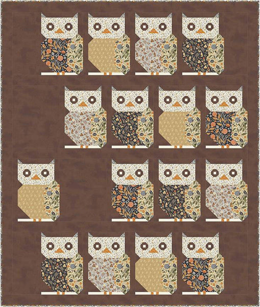 SALE Owls See You Quilt PATTERN P180 by Wendy Sheppard - Riley Blake Designs - INSTRUCTIONS Only - Pieced Fat Quarter Friendly