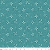 Spring Barn Quilts Quilt Blocks C14332 Teal - Riley Blake Designs - PRINTED Blocks - Quilting Cotton Fabric
