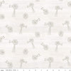 15" End of Bolt - Spring Barn Quilts Windmills C14333 Parchment - Riley Blake Designs - Line-Drawn Windmills - Quilting Cotton Fabric