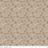 Huckleberry Saltbox Sprigs C14356 Almond - Riley Blake Designs - Leaf Leaves Berries - Quilting Cotton Fabric