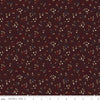 SALE Huckleberry Saltbox Sprigs C14356 Wine - Riley Blake Designs - Leaves Leaf Berries - Quilting Cotton Fabric