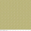 SALE Flora No. 6 Ditsy C14463 Green - Riley Blake Designs - Floral White Flowers - Quilting Cotton Fabri