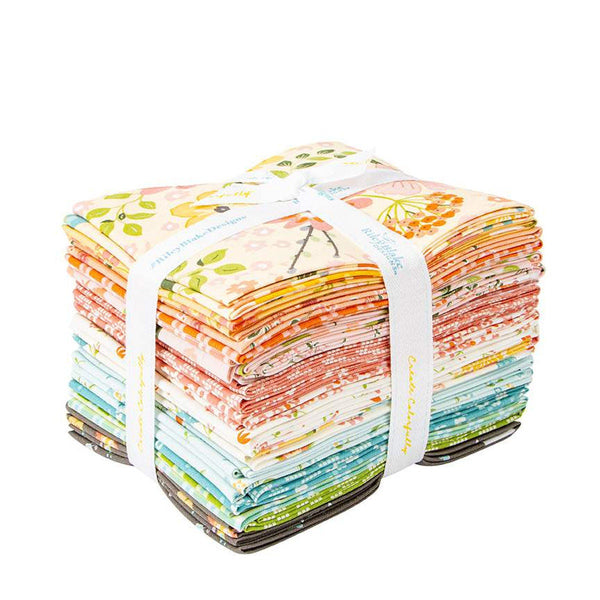 SALE Spring's in Town Fat Quarter Bundle 21 pieces - Riley Blake Designs - Pre cut Precut - Floral - Quilting Cotton Fabric