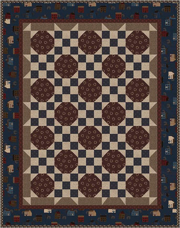 SUPER DEAL! Huckleberry Harvest Quilt PaTTERN - Karen Walker - Riley Blake Designs - INSTRUCTIONS Only - Strong Beginner