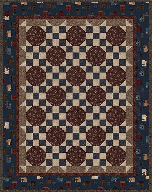 SUPER DEAL! Huckleberry Harvest Quilt PaTTERN - Karen Walker - Riley Blake Designs - INSTRUCTIONS Only - Strong Beginner