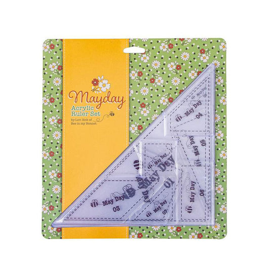 DEAL Lori Holt May Day Ruler Set STT-34009 - Riley Blake Designs - Set of 9 Acryclic Rulers Templates