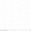 9" End of Bolt - SALE Lights On Crisscross C14471 - Riley Blake Designs - White-on-White Tiny Xs - Quilting Cotton Fabric