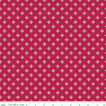 SALE Heirloom Red Fancy Diamonds C14345 Berry - Riley Blake Designs - Geometric Medallions - Quilting Cotton Fabric