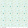 SALE Spring's in Town Flower Toss C14214 Powder - Riley Blake Designs - Floral Flowers - Quilting Cotton Fabric