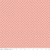SALE Spring's in Town Diamonds C14216 Coral - Riley Blake Designs - Diagonal Grid Geometric - Quilting Cotton Fabric