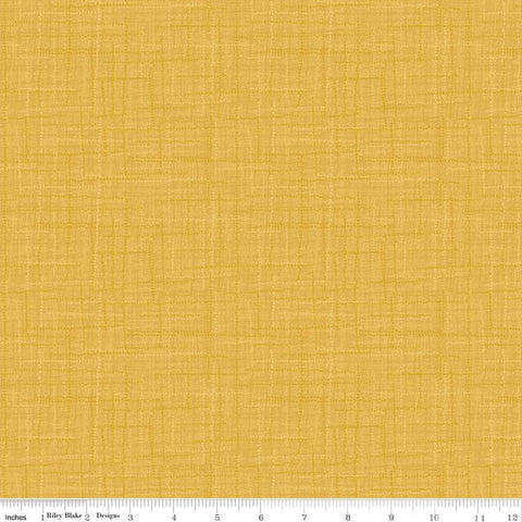 SALE Grasscloth Cottons C780 Yellow - Riley Blake Designs - Woven Look Basic - Quilting Cotton Fabric
