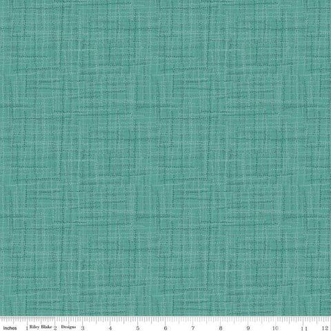 SALE Grasscloth Cottons C780 Sea Glass - Riley Blake Designs - Woven Look Basic - Quilting Cotton Fabric