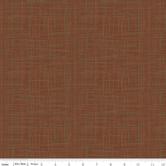 Fat Quarter End of Bolt - SALE Grasscloth Cottons C780 Foliage - Riley Blake Designs - Woven Look Basic - Quilting Cotton Fabric